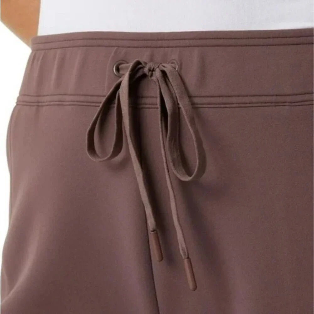 32 Degrees Heat Women's S Jogger Pants With Zippered Pocket Brown M0700
